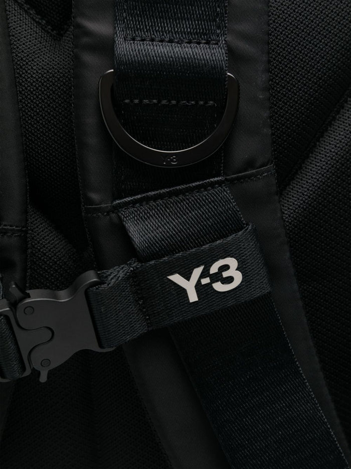 Y-3 Zaino Nero Uomo Stampa Micro Logo 4