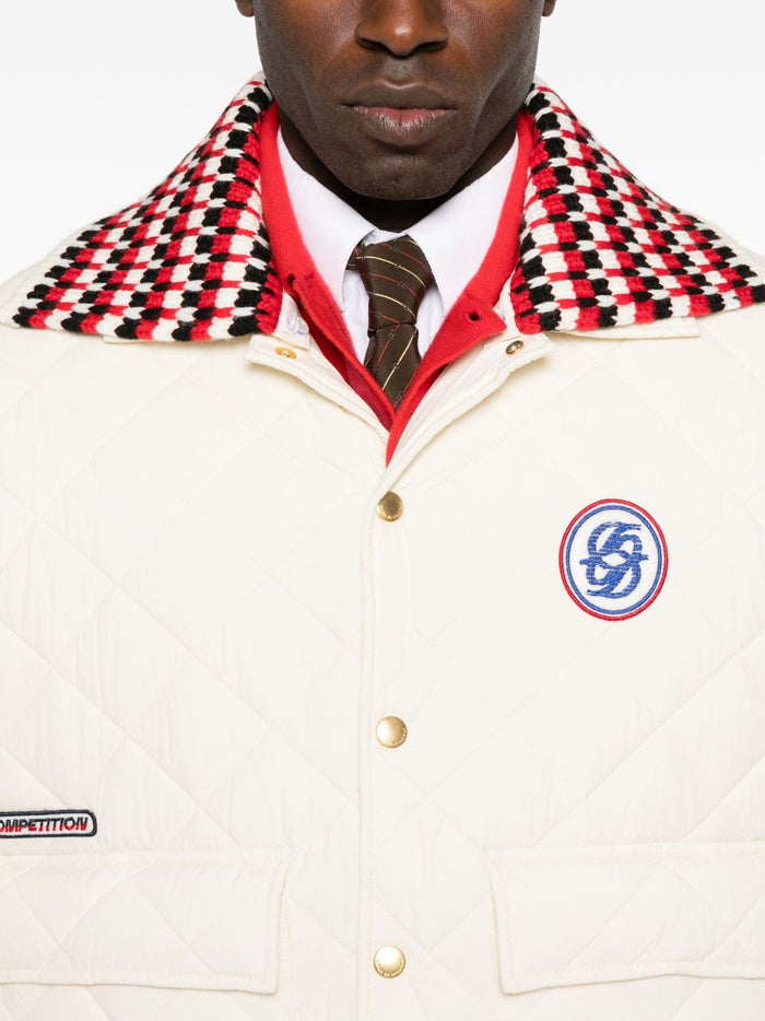 Drole De Monsieur Herrenjacke weiß mit Rennkragen 4