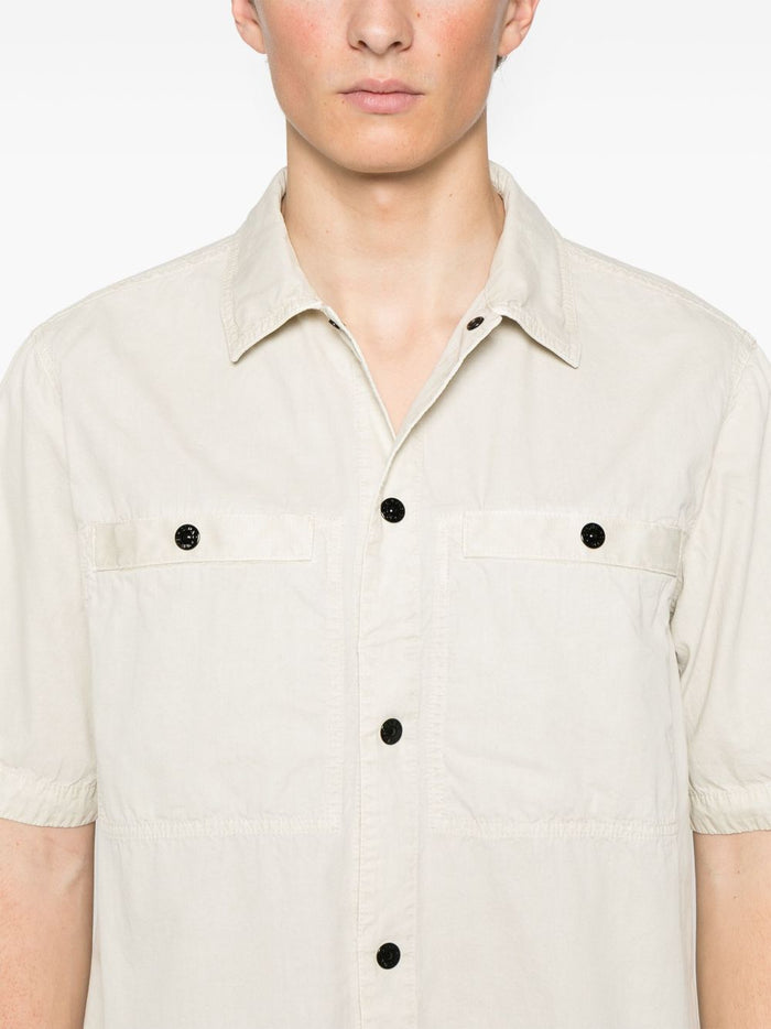 Stone Island Camicia Marrone Uomo 2