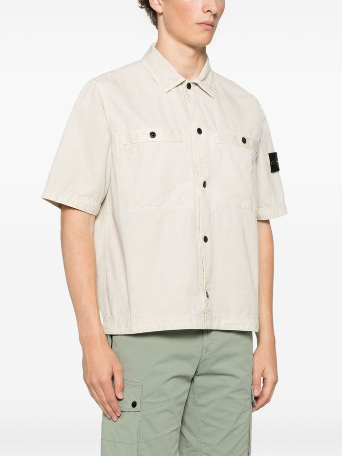 Stone Island Camicia Marrone Uomo 4