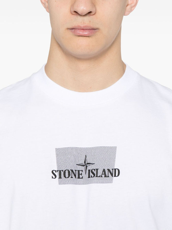 Stone Island T-shirt White Men 3