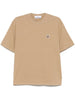 Stone Island Uomo T-shirt Marrone Girocollo 4