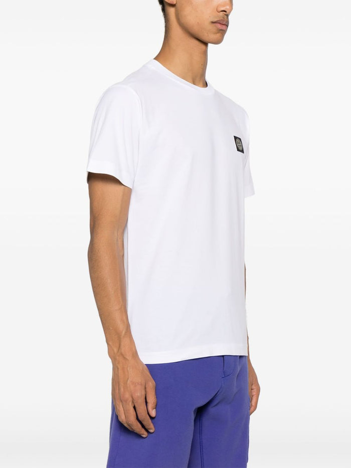 Stone Island T-shirt Bianco Uomo 4