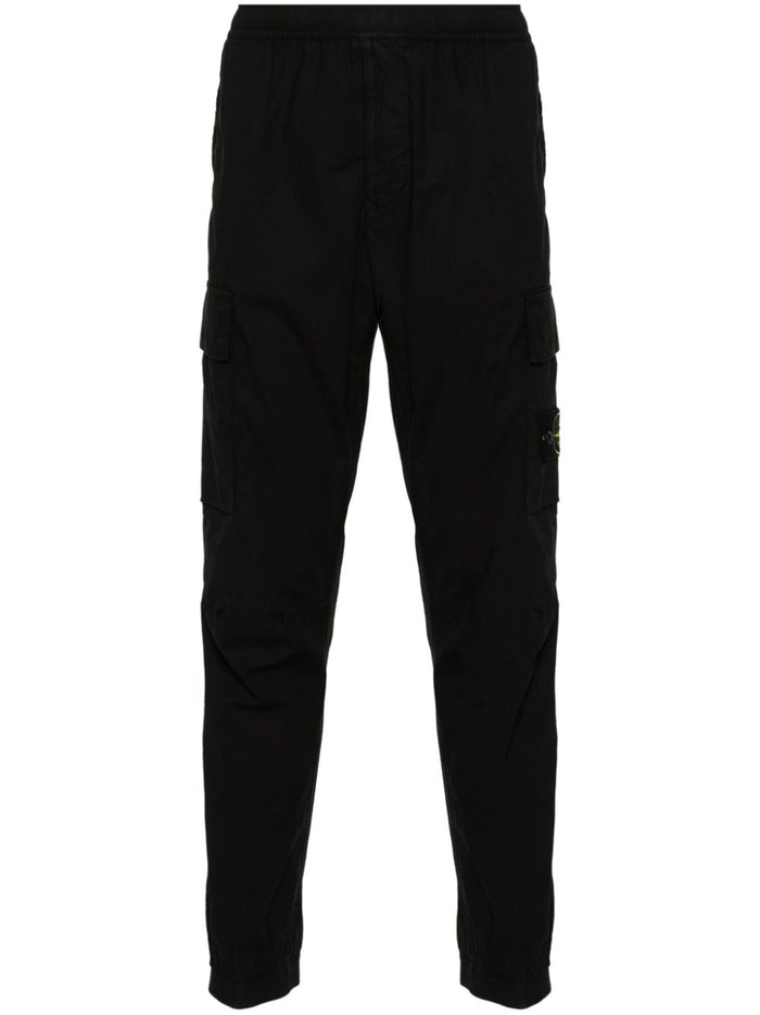 Stone Island Black Trousers Men 1