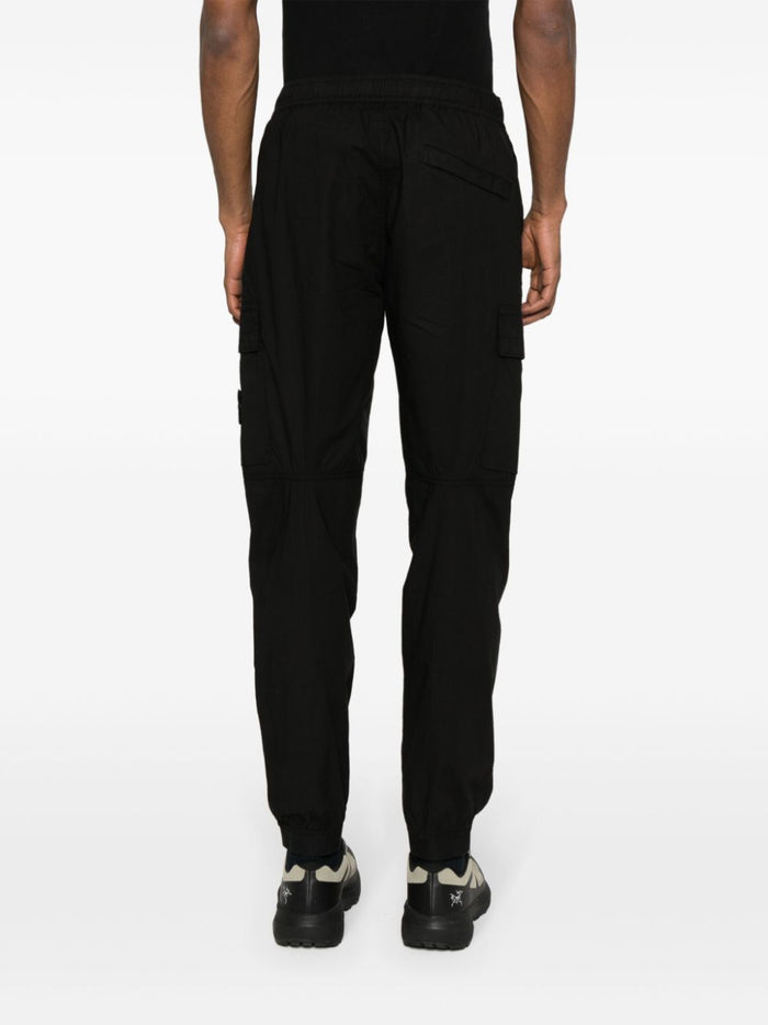 Stone Island Black Trousers Men 5