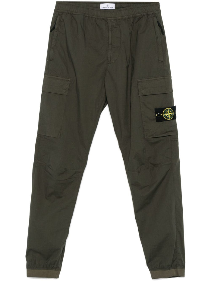 Stone Island Green Pants Men 1