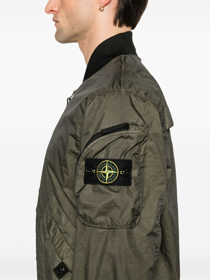 Stone Island Green Jacket Men 4