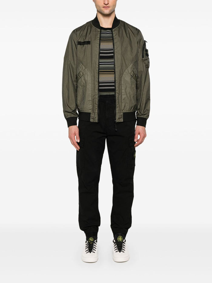 Stone Island Green Jacket Men 5