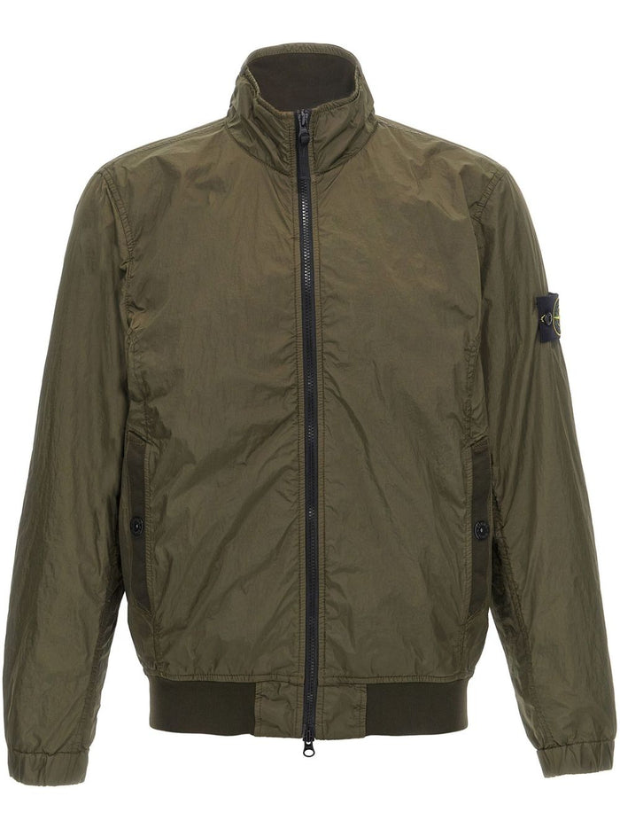 Stone Island Green Jacket Men 1