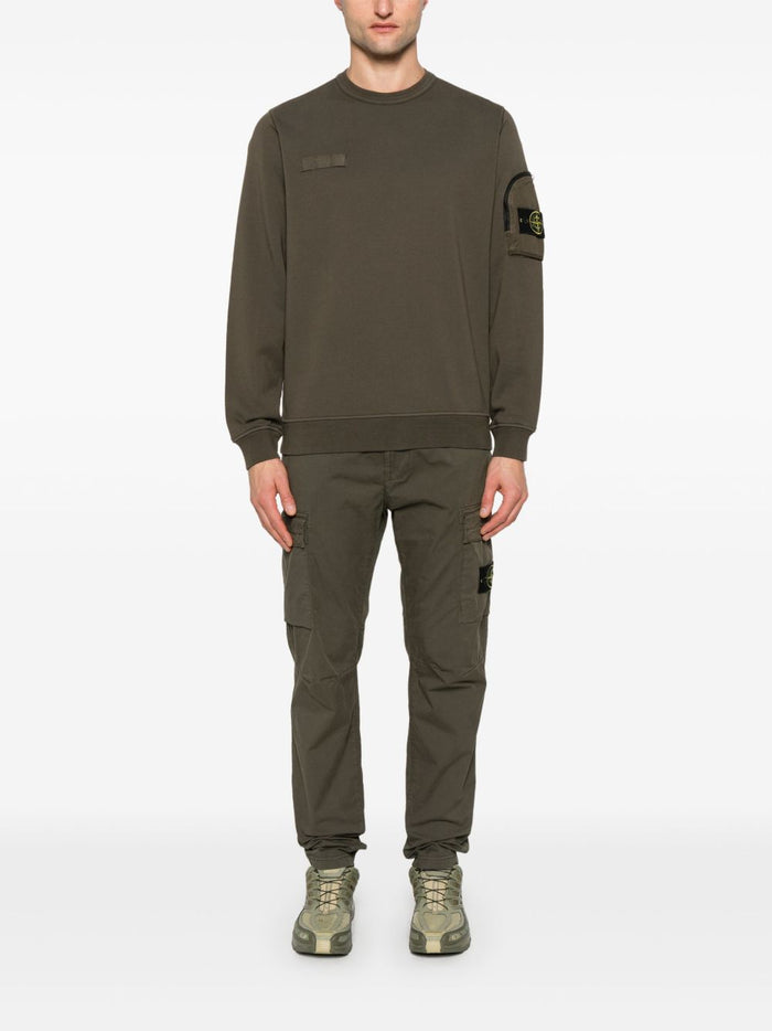 Stone Island Men's Green Sweatshirt 2