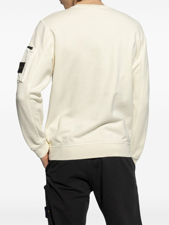 Stone Island Men's White Sweatshirt 3