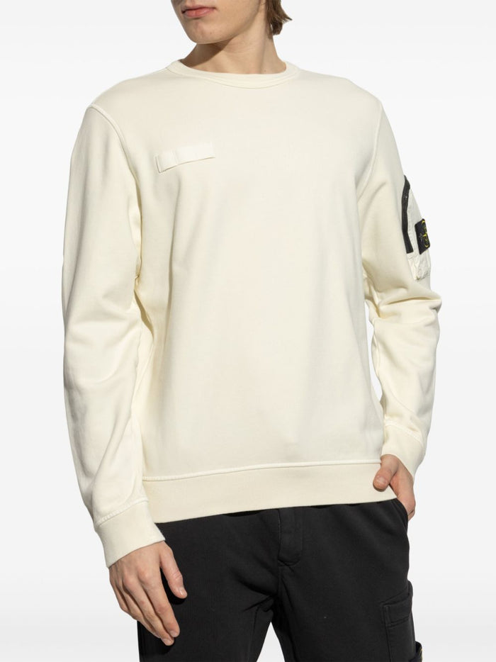 Stone Island Men's White Sweatshirt 1