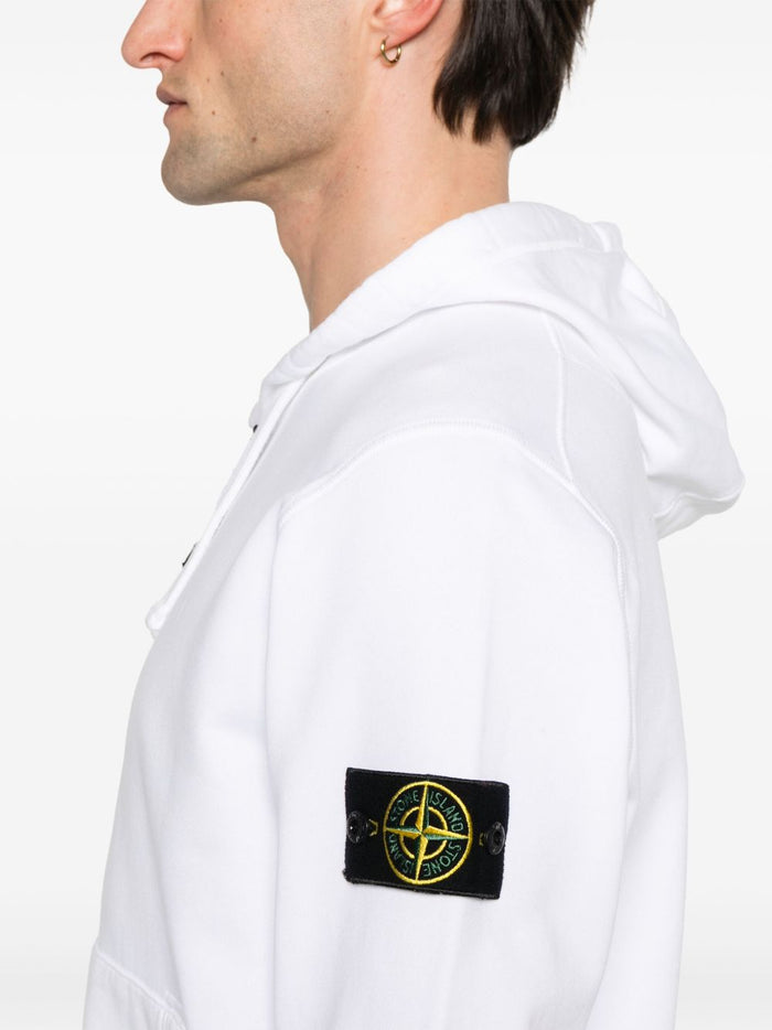 Stone Island Felpa Bianco Uomo 2