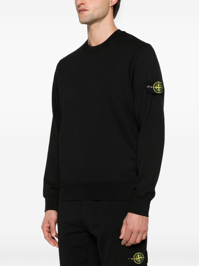 Stone Island Black Sweatshirt Men 1