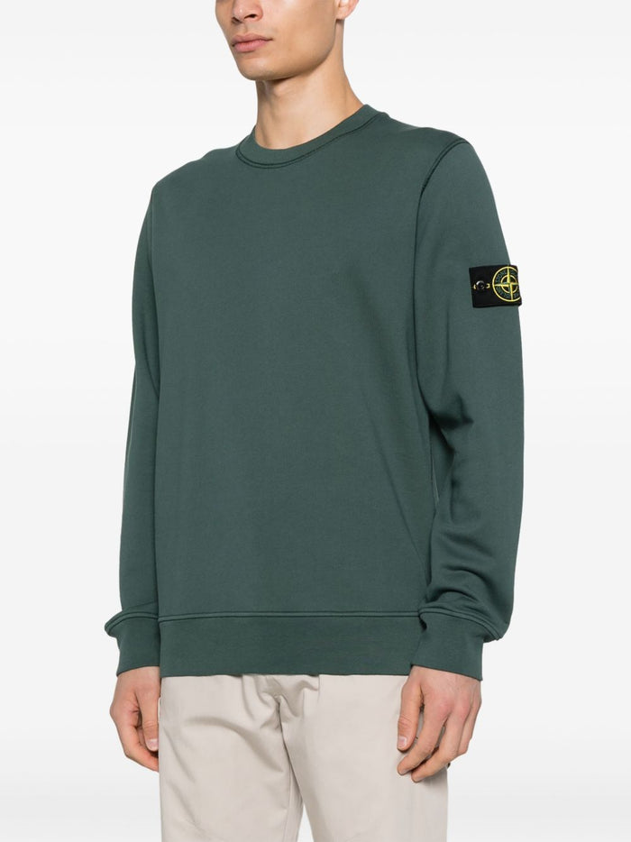 Stone Island Felpa Verde Uomo 3