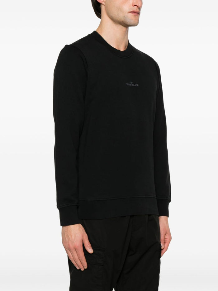 Stone Island Black Sweatshirt Men 2