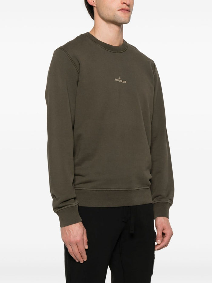 Stone Island Men's Green Sweatshirt 1