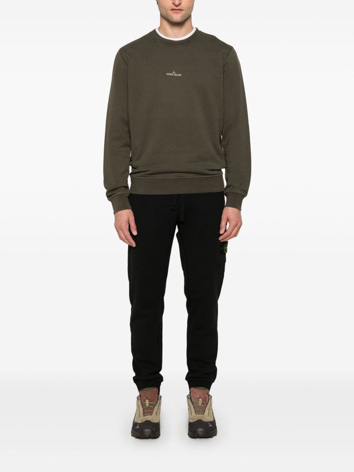 Stone Island Men's Green Sweatshirt 2