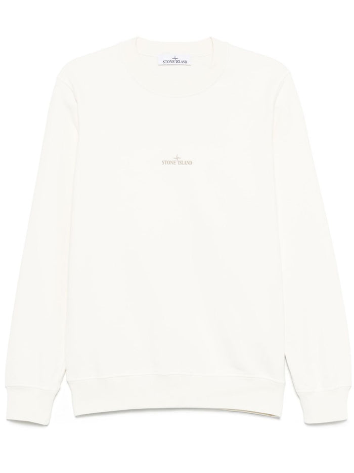 Stone Island Men's White Sweatshirt 5