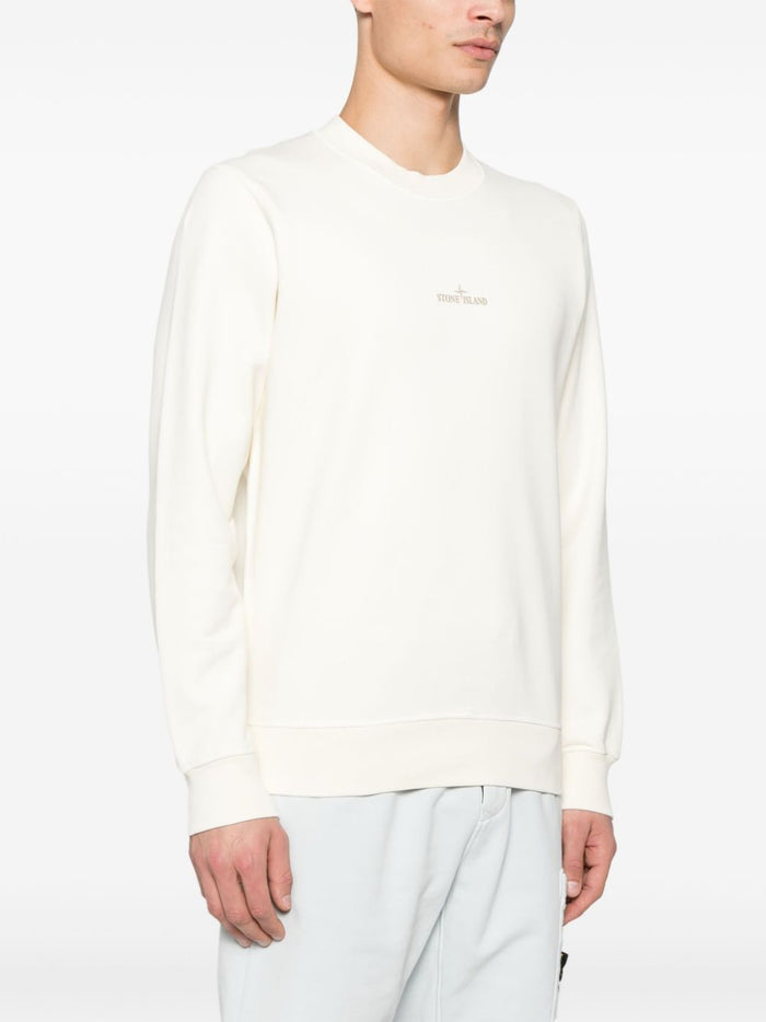 Stone Island Men's White Sweatshirt 3