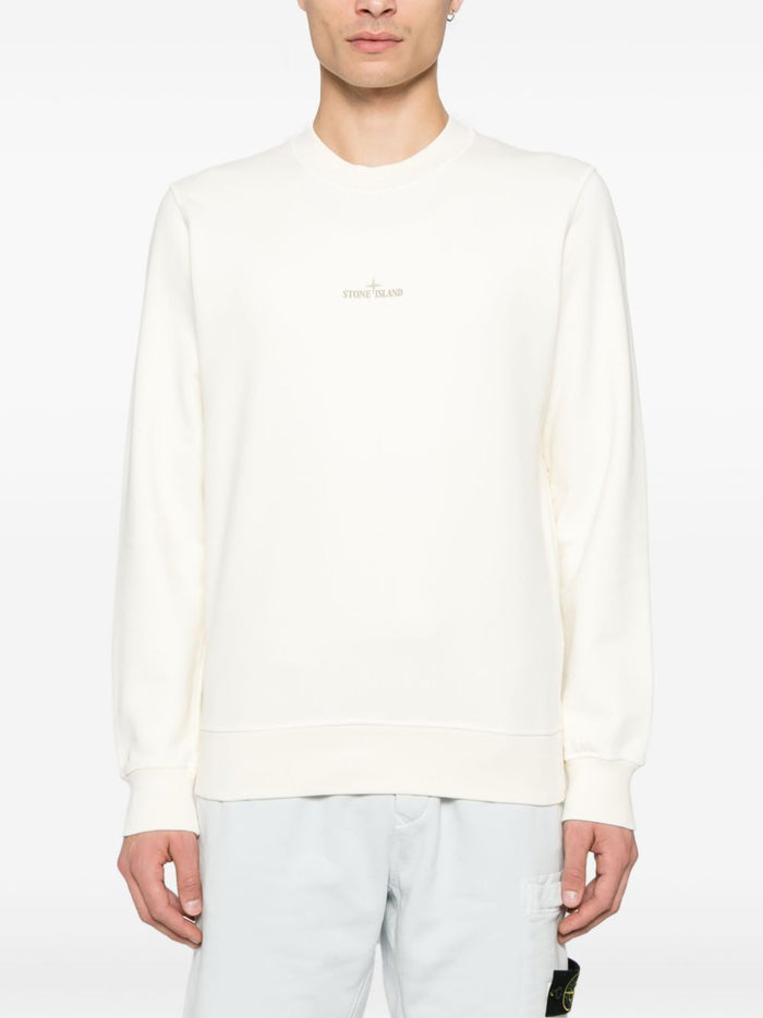 Stone Island Men's White Sweatshirt 1