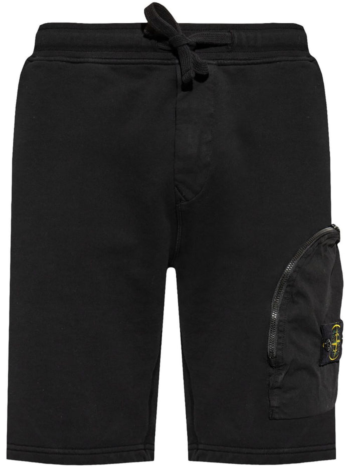 Stone Island Bermuda Black Men 1