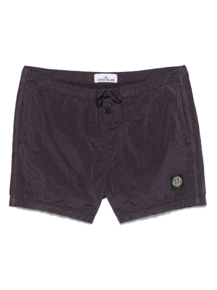 Stone Island Uomo Boxer Viola Corto 1