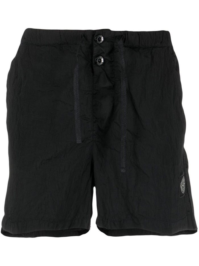 Stone Island Uomo Boxer Nero Corto 5
