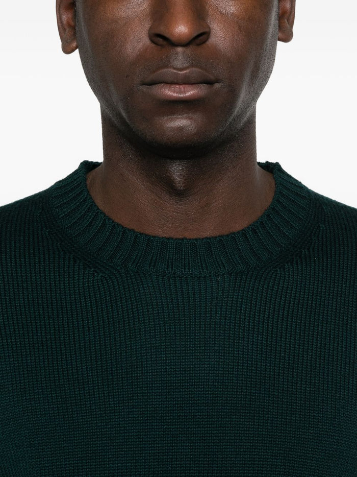 Kangra Maglia Verde Uomo Girocollo 4