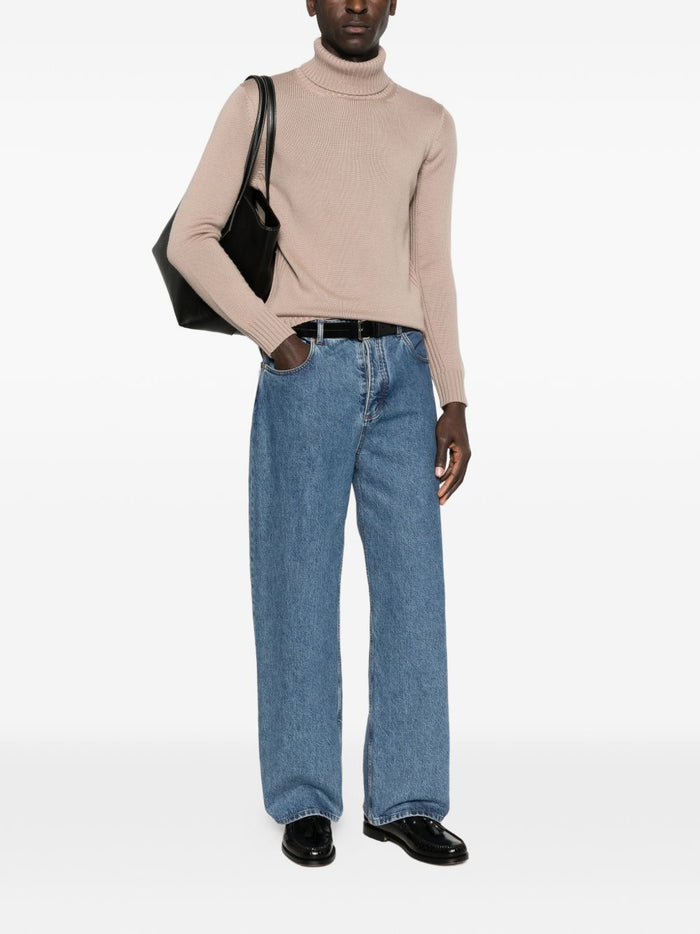 Kangra Maglia Grigio Uomo Dolcevita 2