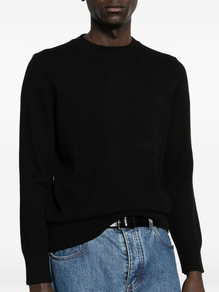 Kangra Maglia Nero Uomo Girocollo 3