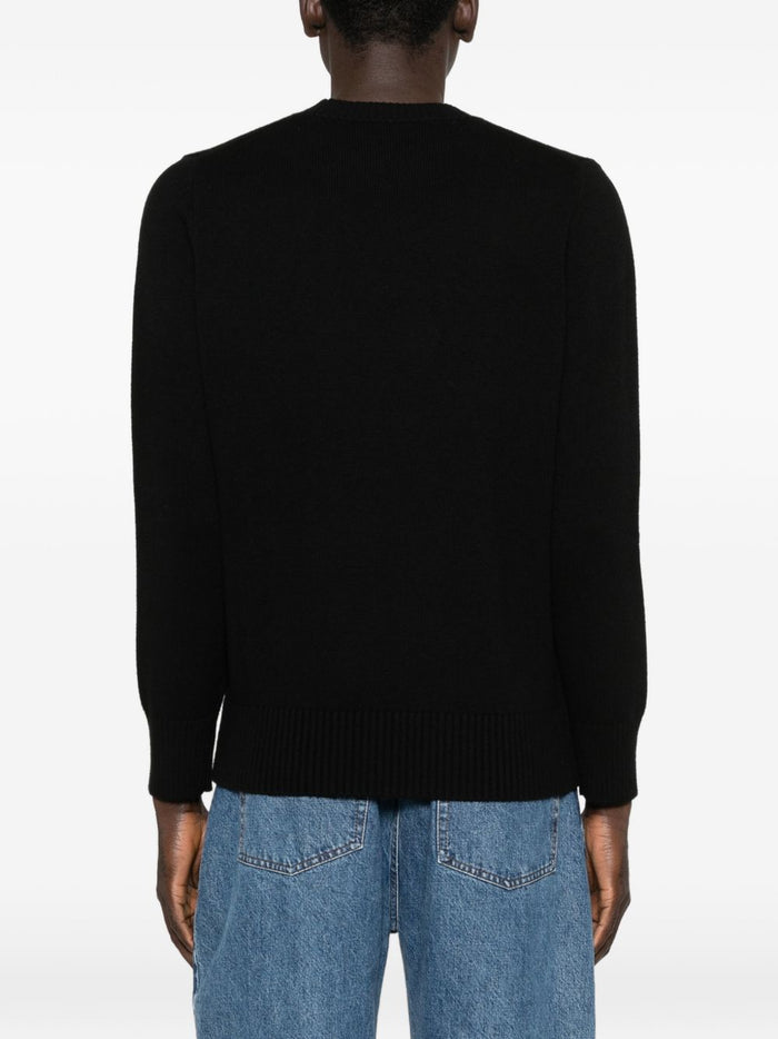 Kangra Maglia Nero Uomo Girocollo 4