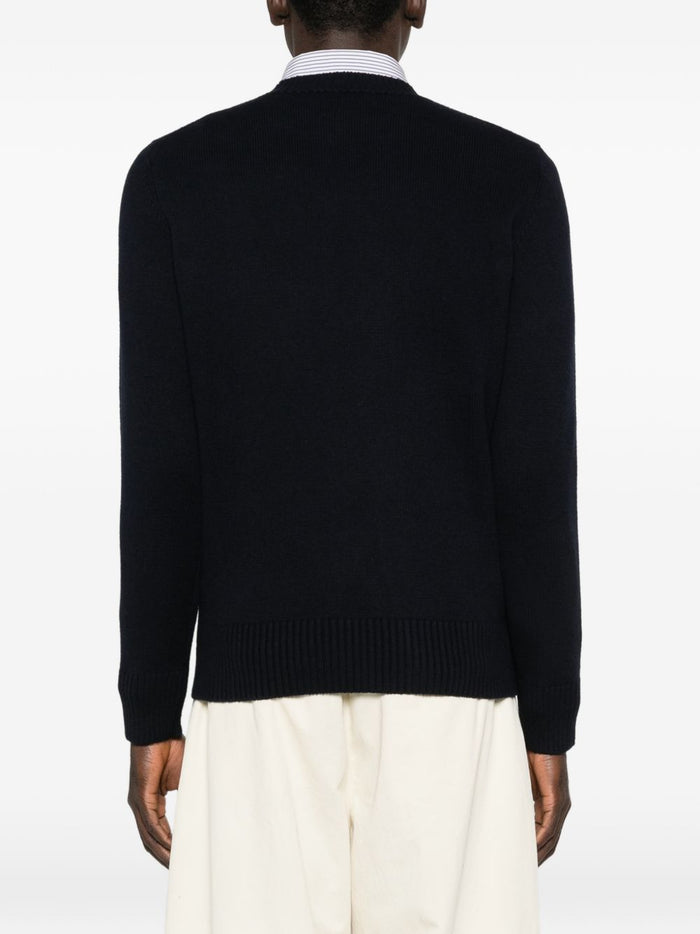 Kangra Maglia Blu Uomo Girocollo 3