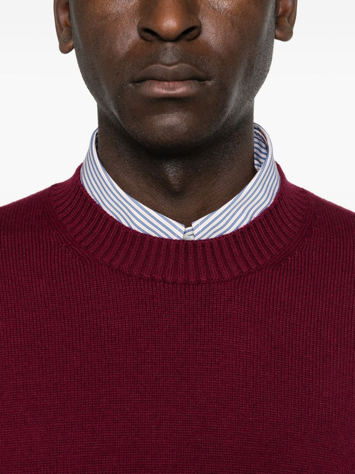 Kangra Maglia Rosso Uomo Girocollo 4