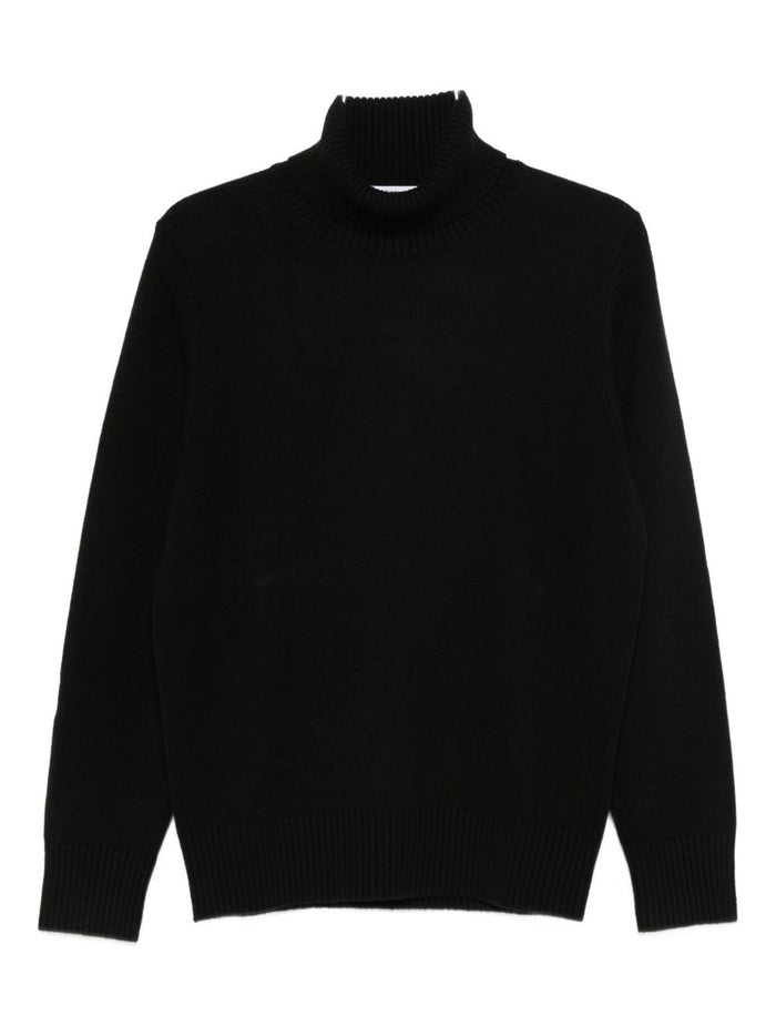 Kangra Maglia Nero Uomo Dolcevita 5