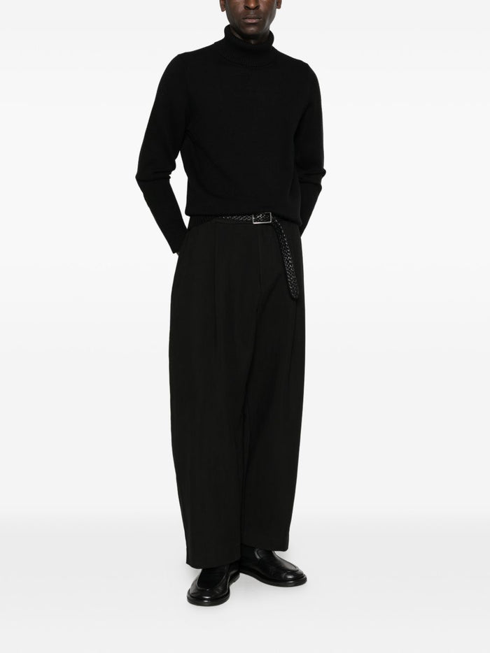 Kangra Maglia Nero Uomo Dolcevita 1