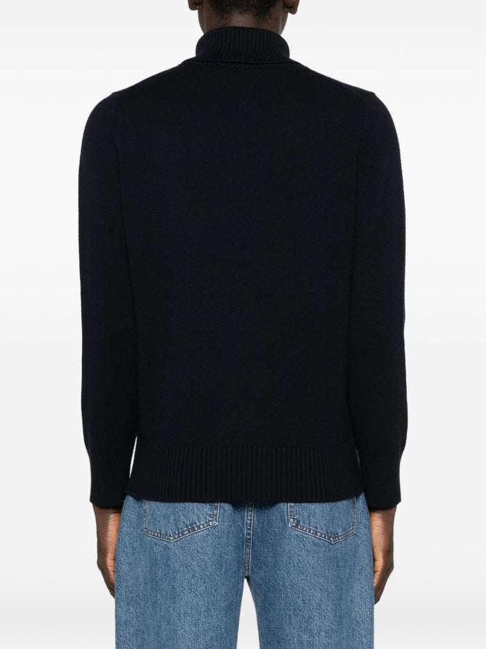 Kangra Maglia Blu Uomo Dolcevita 3