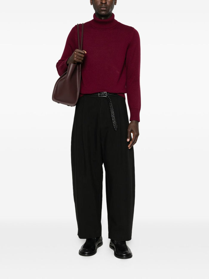 Kangra Maglia Rosso Uomo Dolcevita 2