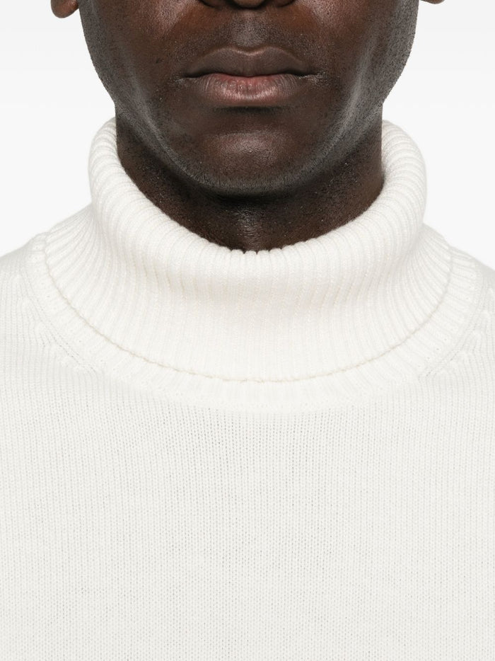 Kangra Maglia Beige Uomo Dolcevita 4