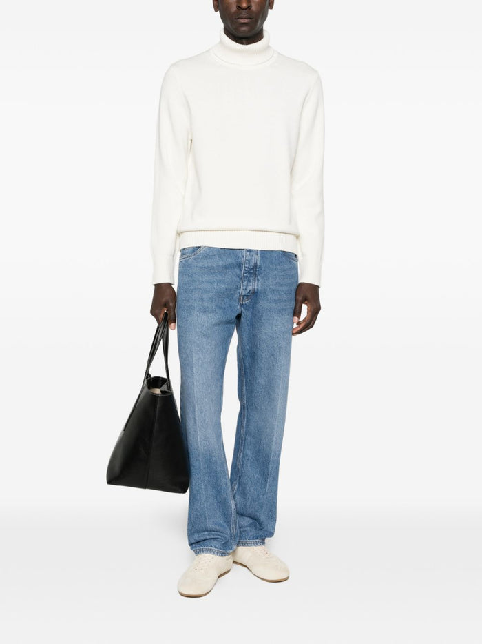 Kangra Maglia Beige Uomo Dolcevita 2