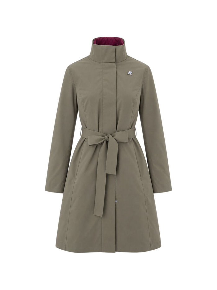 K-way Cappotto Verde Donna 1
