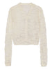 Ganni Cardigan Beige Donna con Bottoni 6