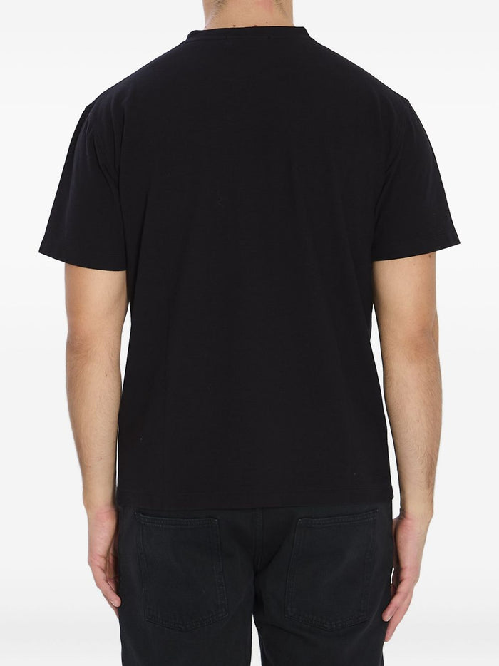 Stone Island T-shirt Nero Uomo Patch Compass 2