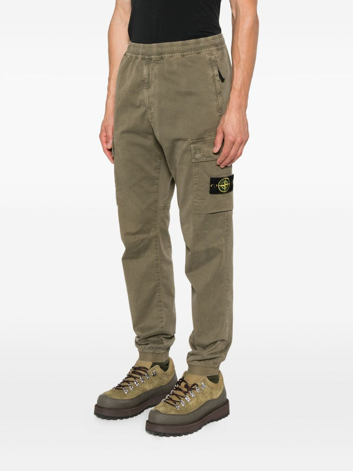 Stone Island Pantalone Verde Uomo Cargo 1