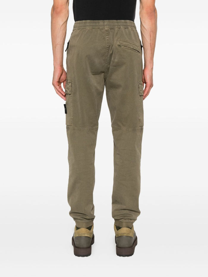 Stone Island Pantalone Verde Uomo Cargo 3