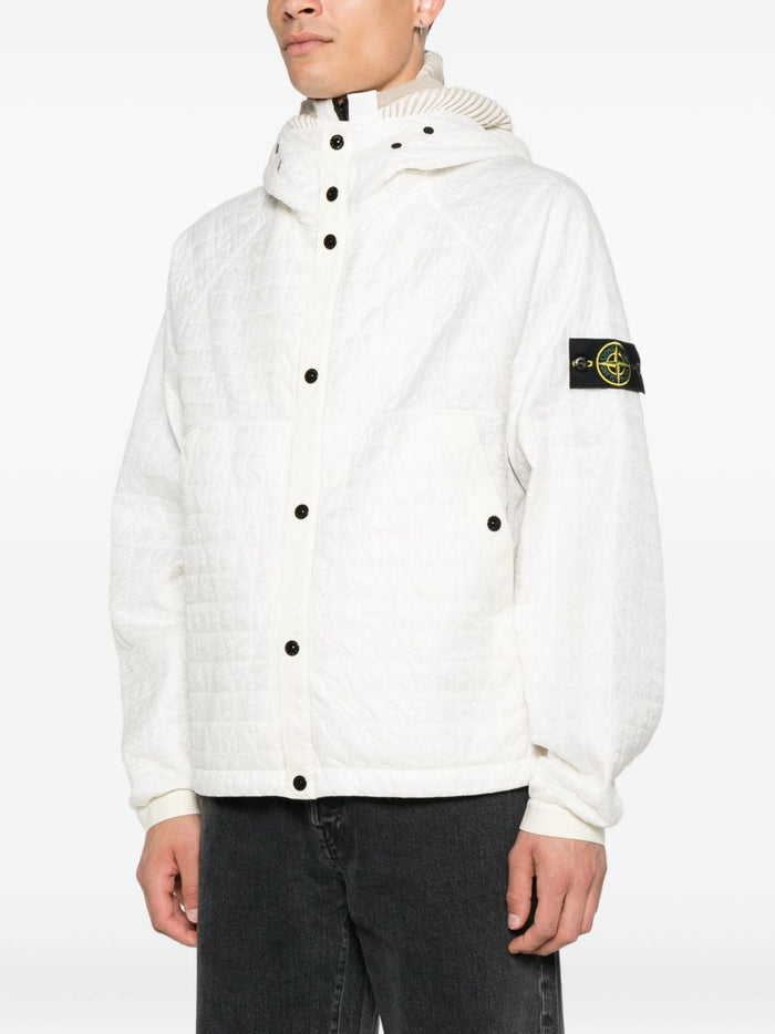 Stone Island Parka Crinkle Reps NY Herren Weiß 1