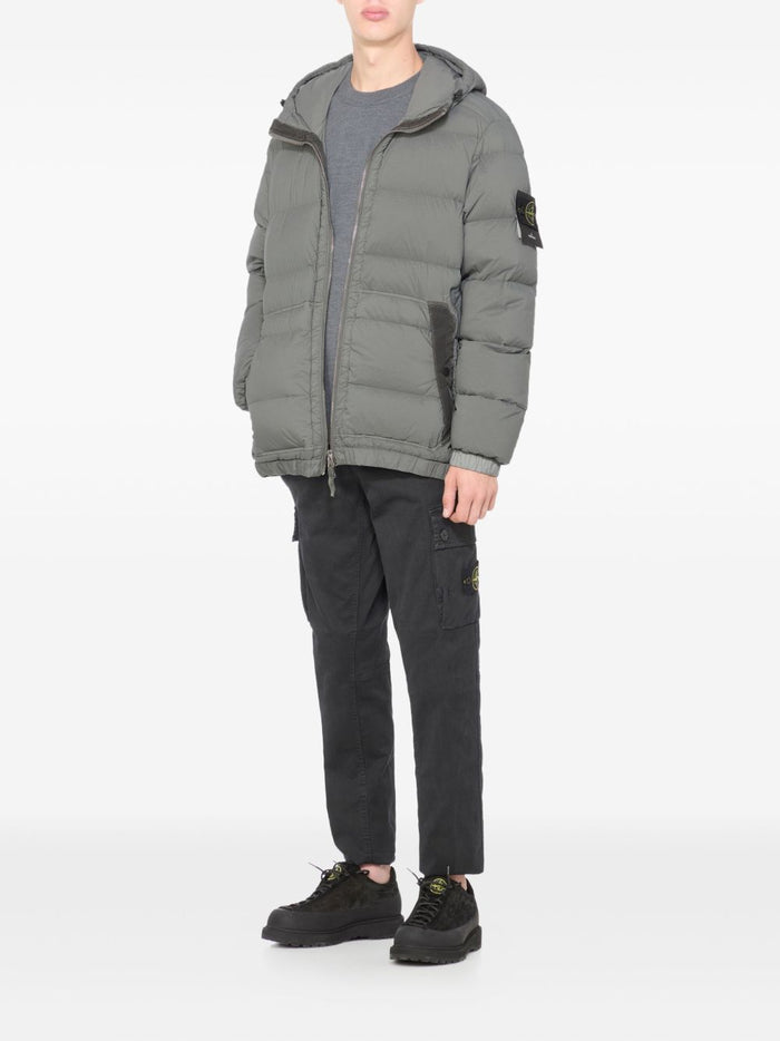 Stone Island Herren Tunnel Nylon Down-TC Jacke Grau 4100040 4