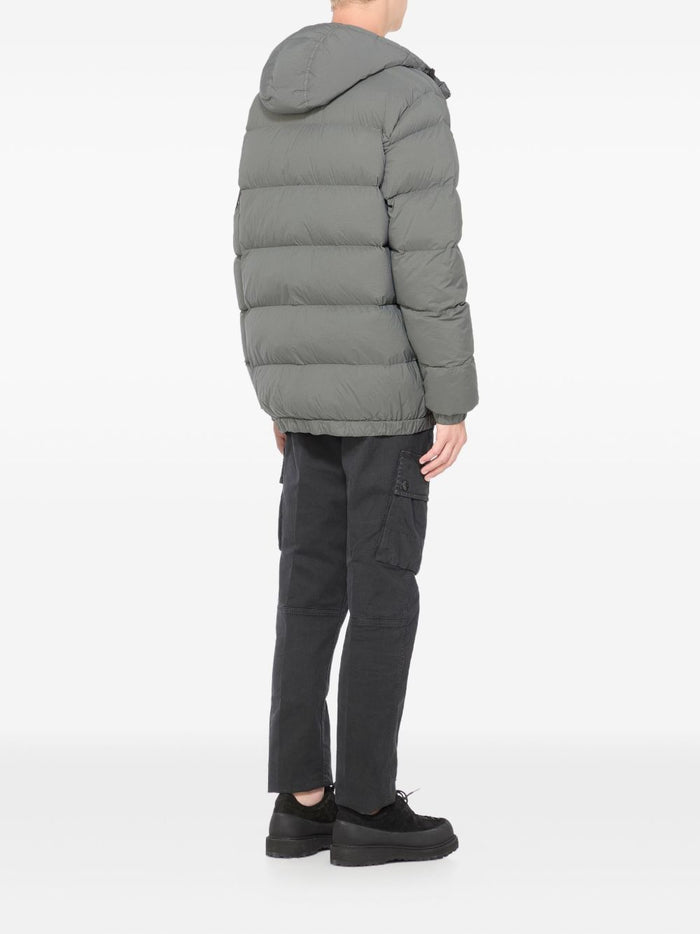 Stone Island Herren Tunnel Nylon Down-TC Jacke Grau 4100040 2