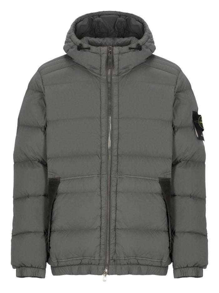 Stone Island Herren Tunnel Nylon Down-TC Jacke Grau 4100040 5