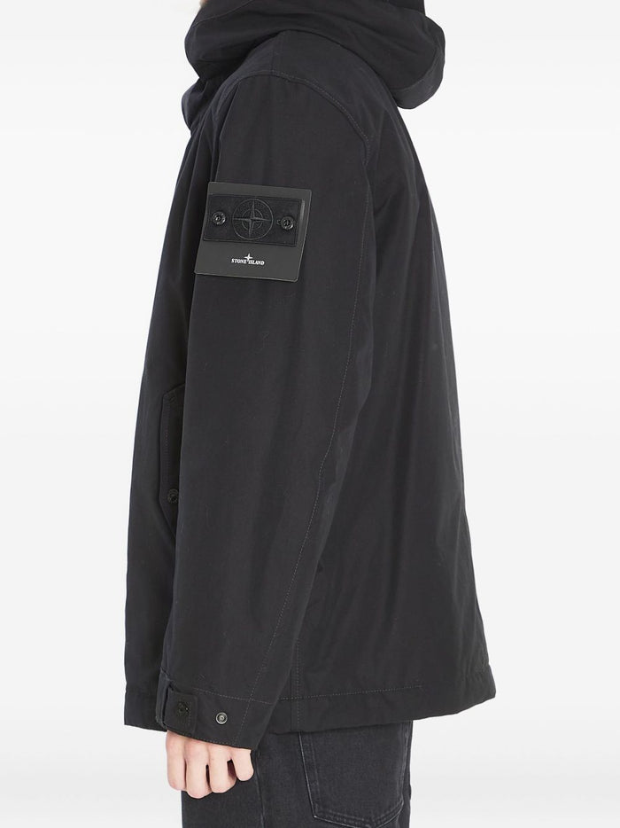 Stone Island Ghost Piece Parka Men's Black 3